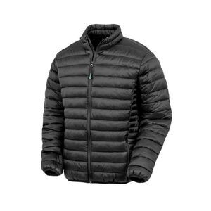 Result Genuine Recycled Mens Recycled Padded Jacket / Black